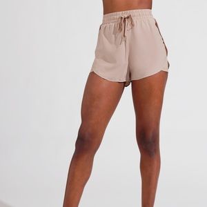 NWT • BuffBunny Life Saver Shorts • Donut Worry Brown Medium